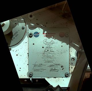 Curiosity plaque photo 2012