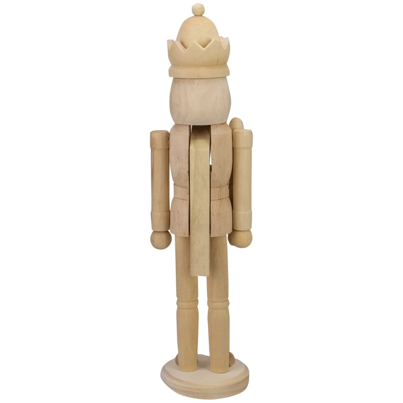 Northlight, Unfinished Paintable Wooden Christmas Nutcracker