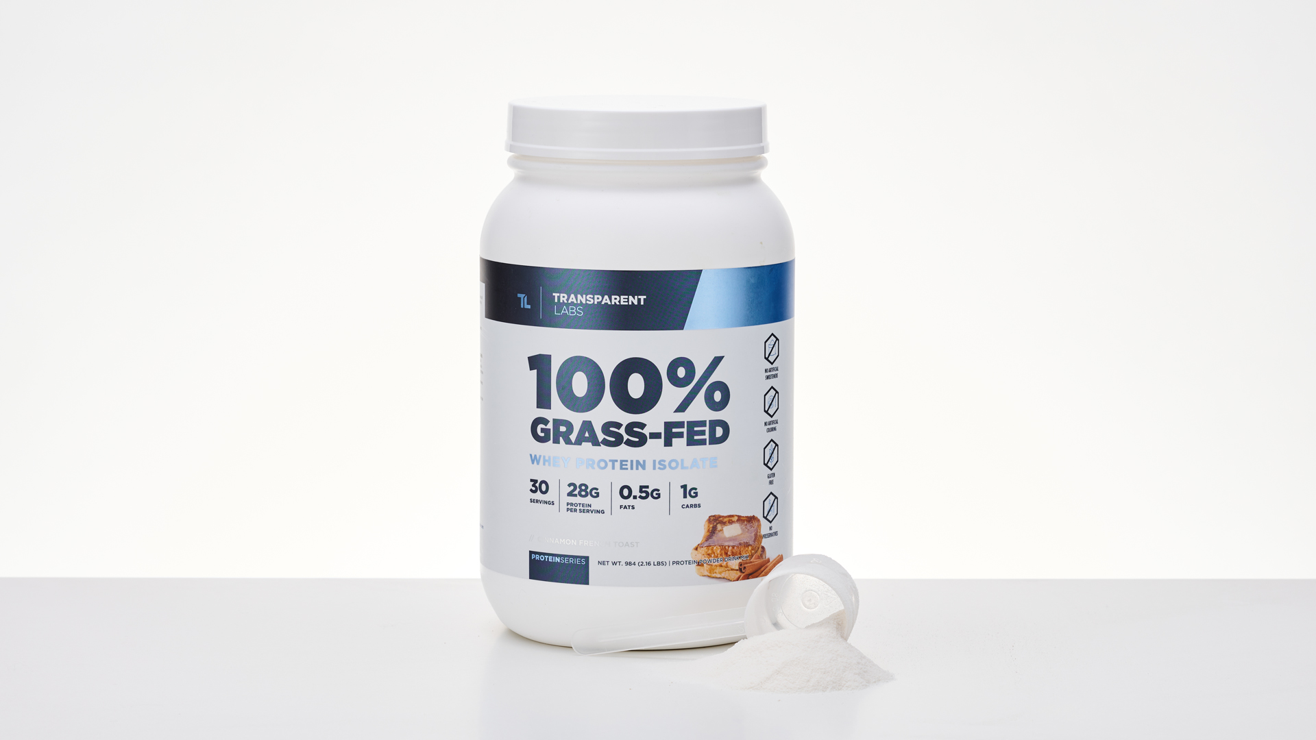 Transparent Labs 100% grass fed whey
