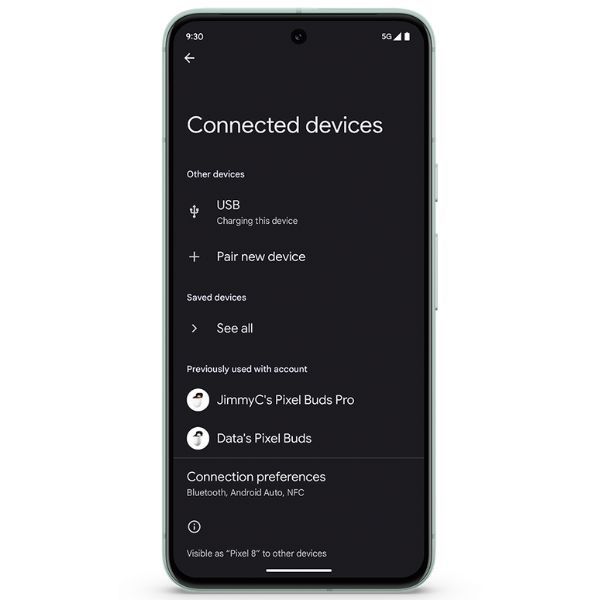 Pixel Fast Pair new feature