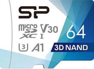 Silicon Power 64gb Microsd Card Render