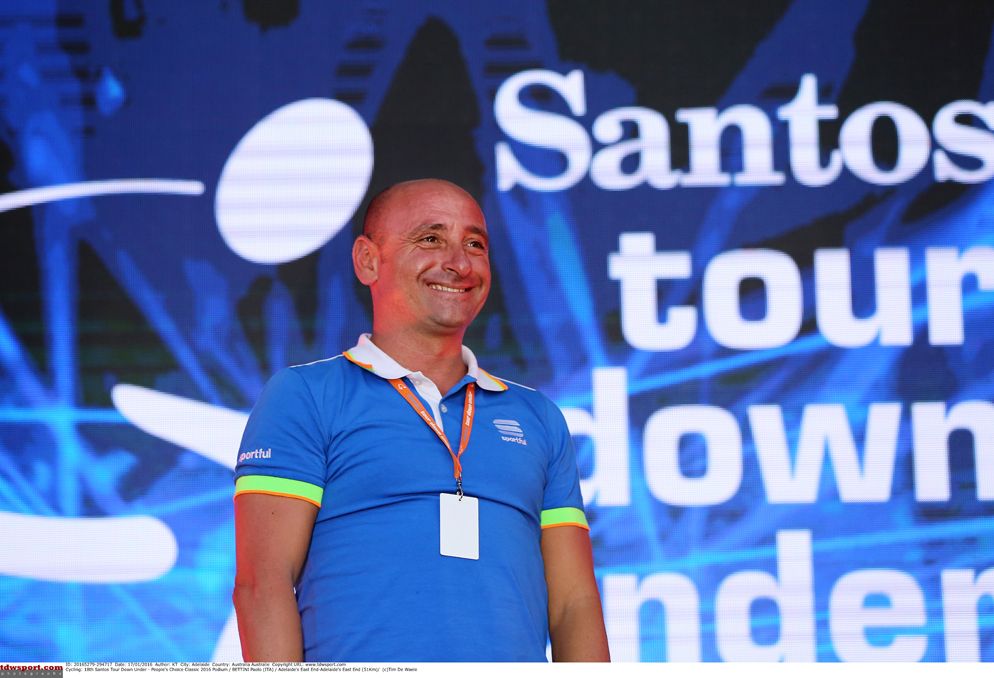 Paolo Bettini was on show at the Down Under Classic
