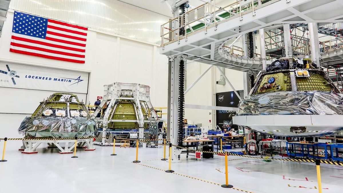 These 3 Orion spacecraft will carry Artemis astronauts to the moon (photo)