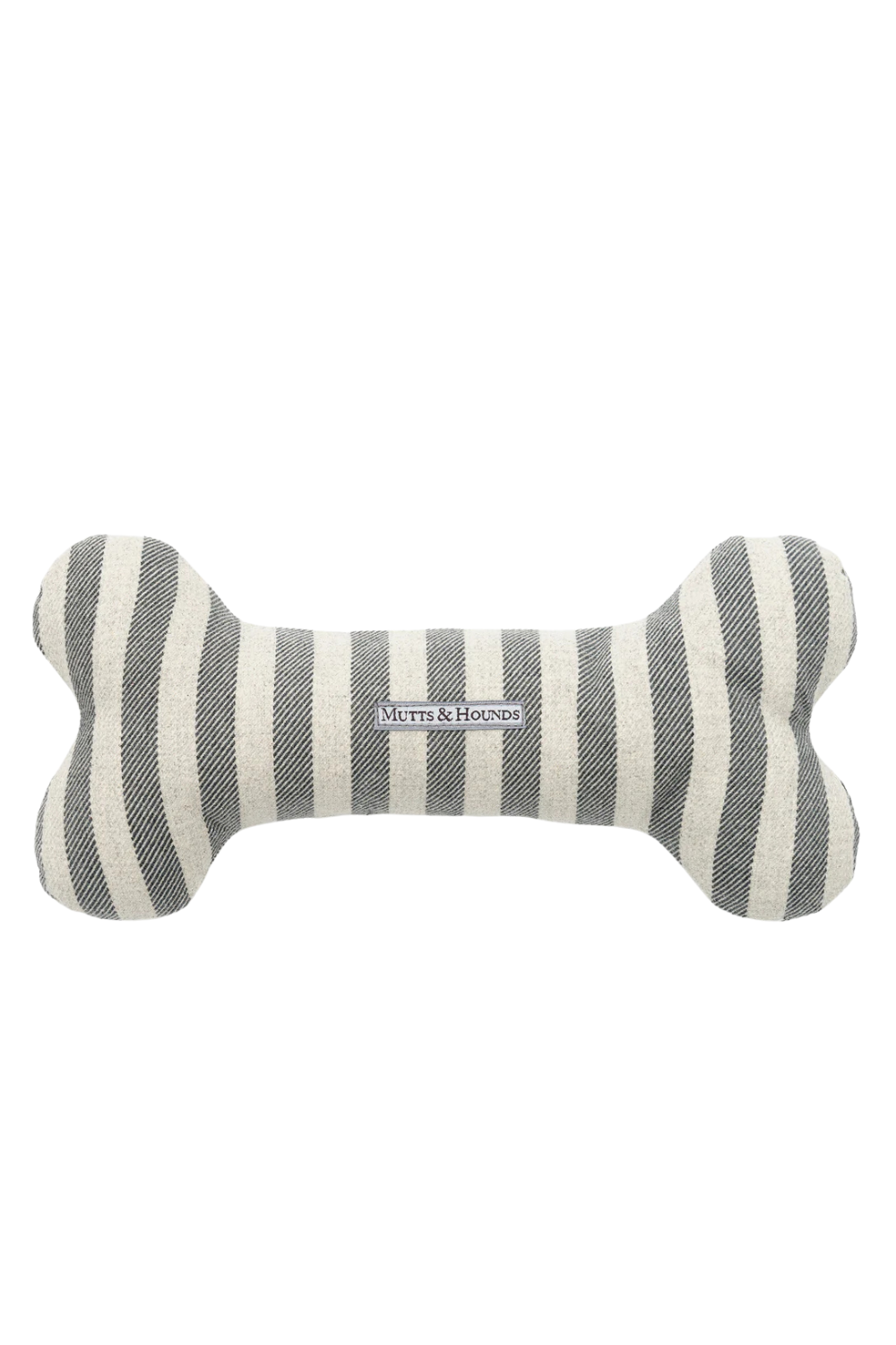 Flint Stripe Squeaky Bone Dog Toy
