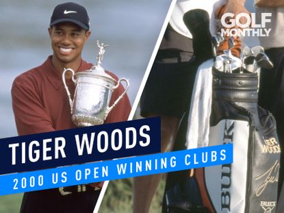 Tiger Woods 2000 US Open Winning Clubs