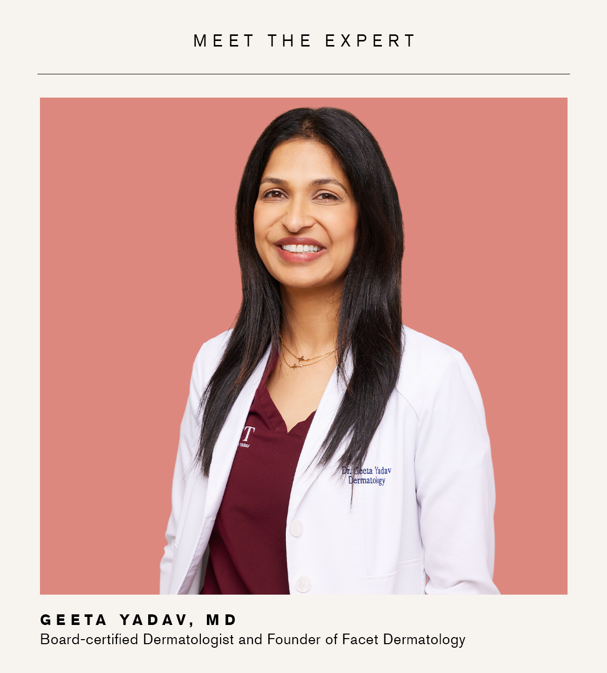 Geeta Yadav, MD board-certified dermatologist