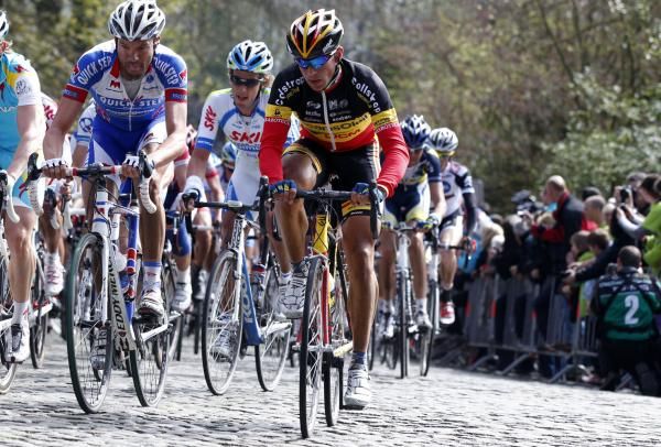 Stijn Devolder (Vacansoleil) was never in the thick of the action
