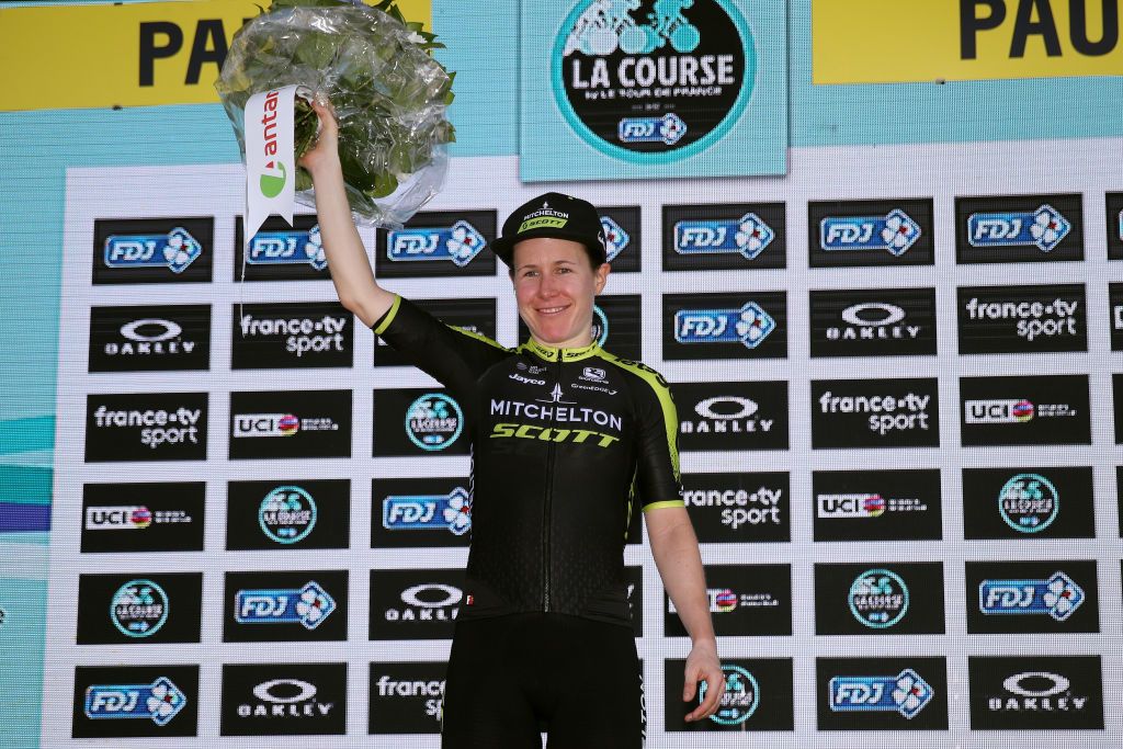 Amanda Spratt (Mitchelton-Scott) was the most aggressive rider at La Course