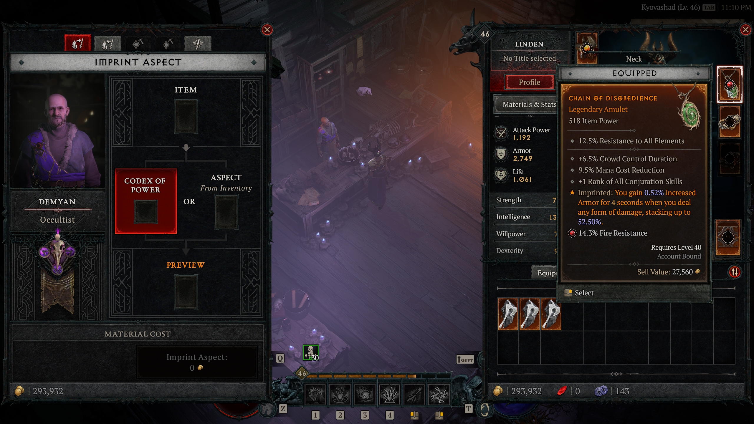 Diablo 4 legendary crafting