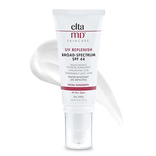 Eltamd Uv Replenish Daily Face Sunscreen Broad-Spectrum Spf 44 Protection, Mineral, Oil Free, Water-Resistant Zinc Oxide, Facial Sunscreen for Sensitive Skin 2 Oz.