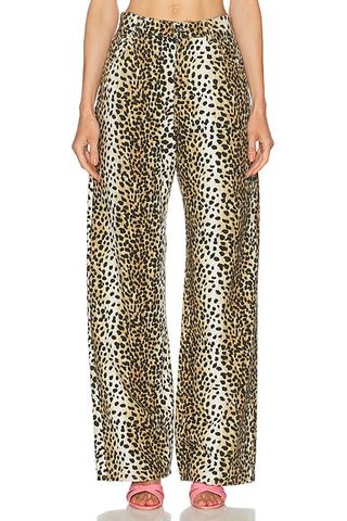 Printed Wide Leg Pant