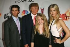 President Trump and his family in 2006.