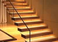 SuperStair Intelligent LED lighting
These motion sensor-activated LED stair lights switch on automatically to light up your stairs when you reach the top or bottom step, and the kit contains everything you need for a quick installation.