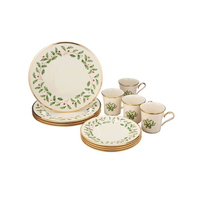 Christmas dinnerware set, Wayfair