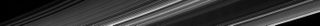 An image of Saturn's rings taken by the Cassini spacecraft after it dived between the rings and planet about a week before the end of its mission in 2017.