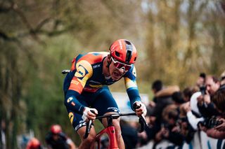 Picture by Zac Williams/SWpix.com - 24/03/2024 - Cycling - 2024 Gent Wevelgem in Flanders Fields - Jonathan Milan, Lidl Trek.