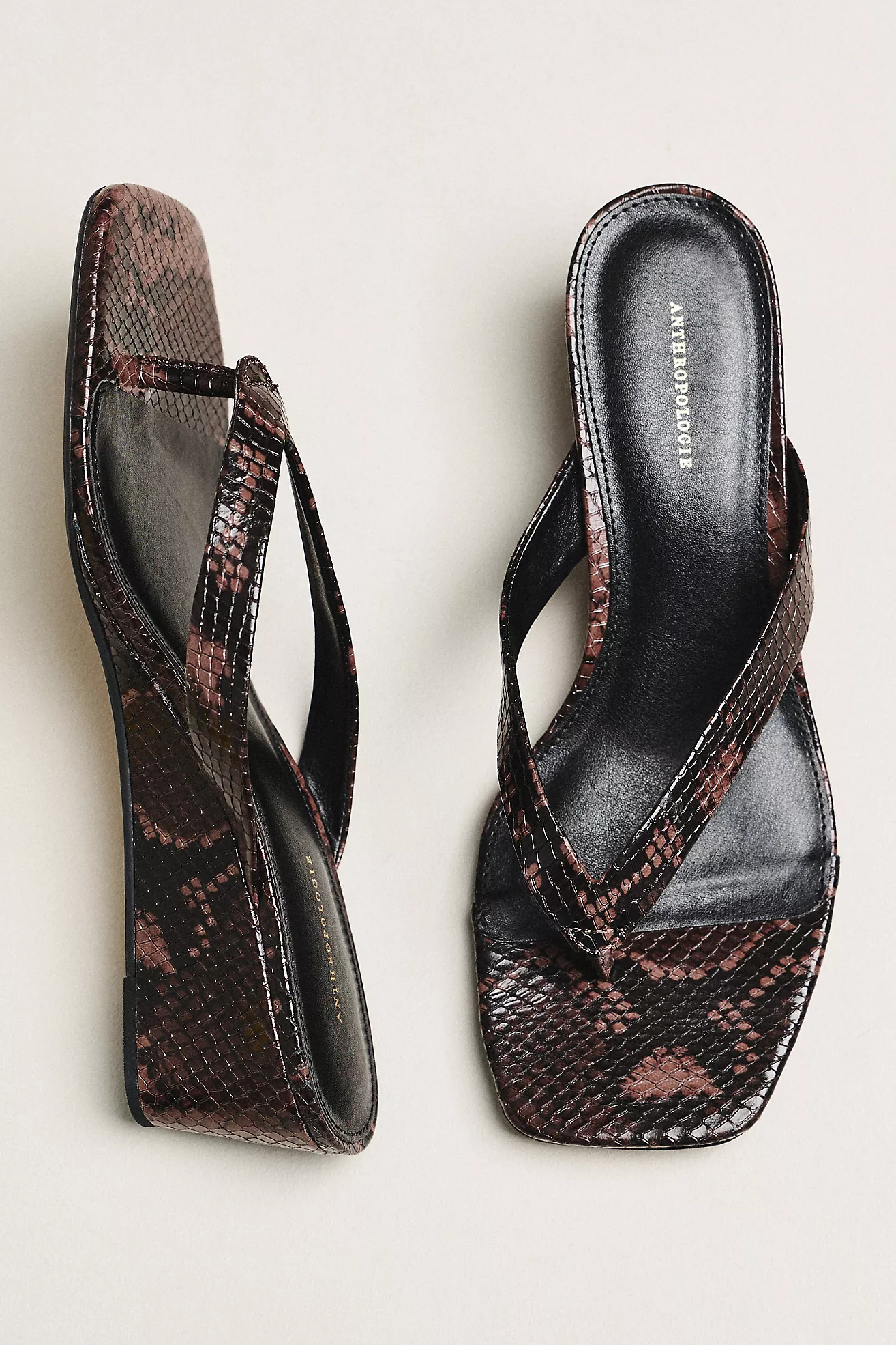 By Anthropologie Wedge Flip-Flop Heels