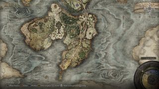 Elden Ring map fragment - The Weeping Peninsula