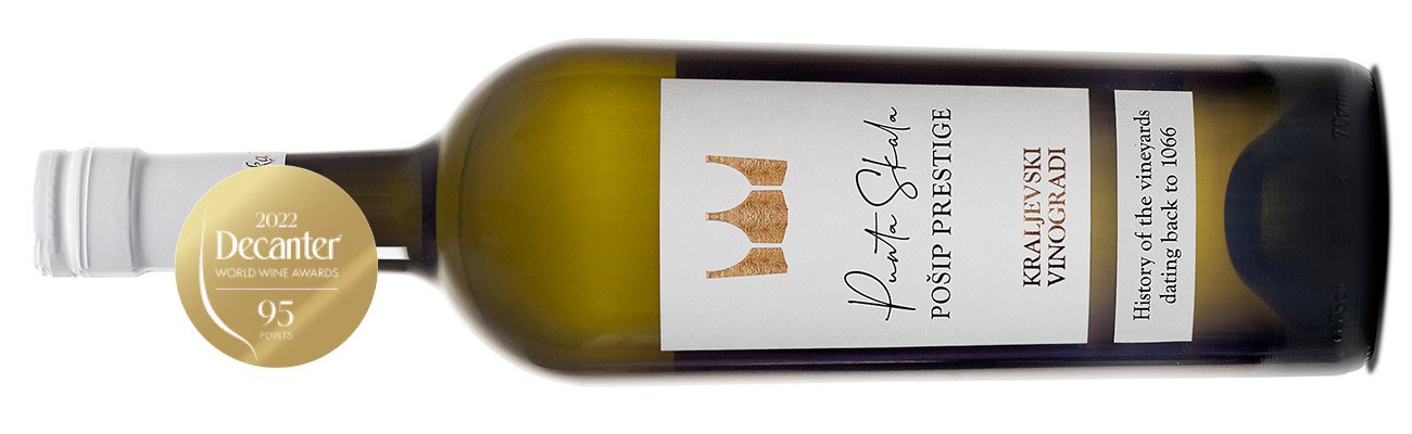 Bottle of white wine