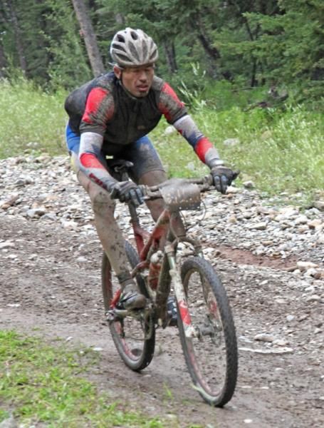 Today's stage in one word: Muddy