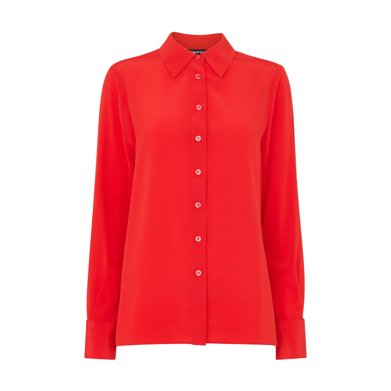 red silk shirt, whistles