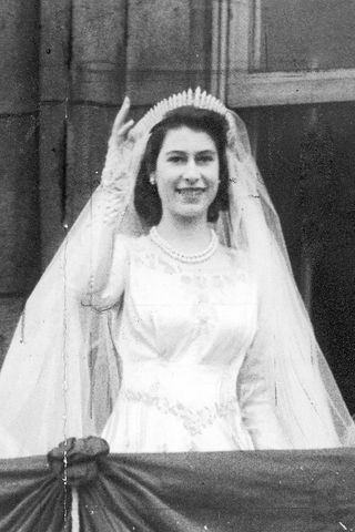 The Queen wedding tiara