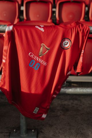 Bristol City Women's new kit, sponsored by Guinness