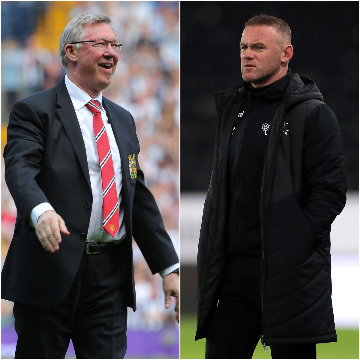 Sir Alex Ferguson and Wayne Rooney