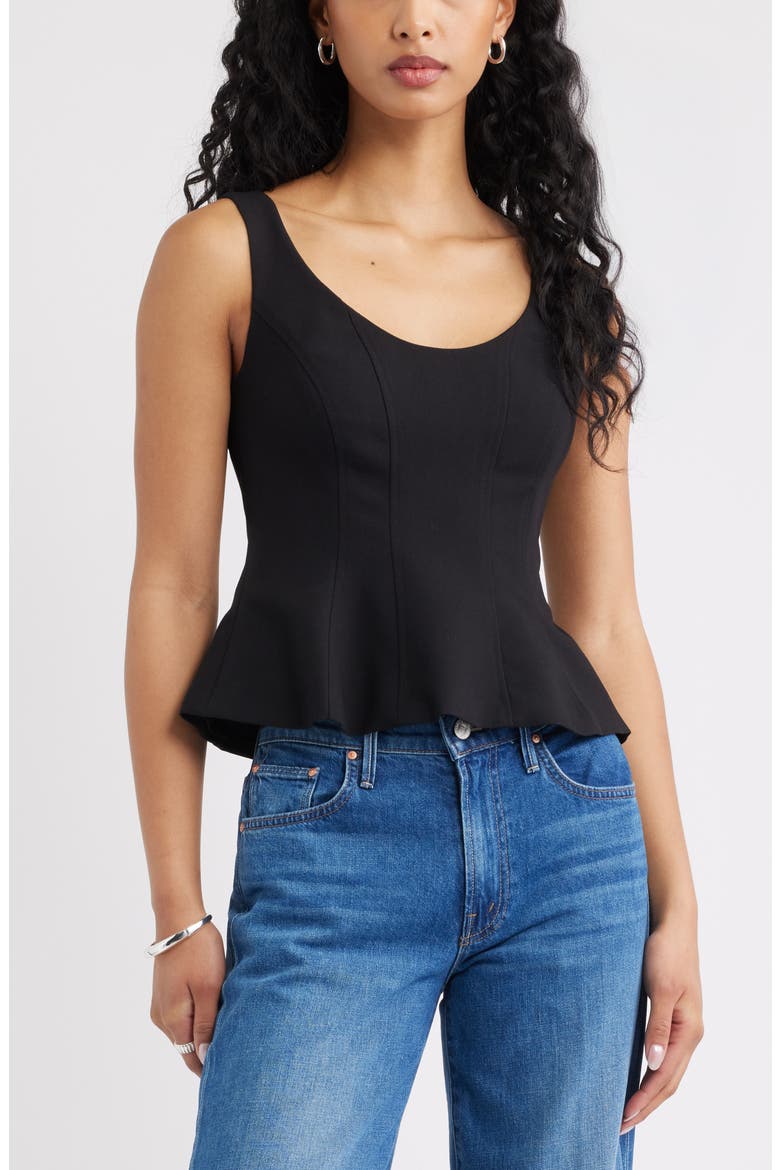 The Icon Peplum Top