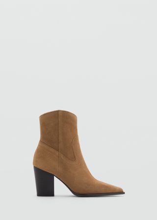 Suede Leather Ankle Boots - Women | Mango United Kingdom