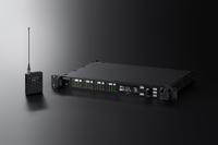 Sony DWT-B40 bodypack transmitter and the DWR-R40Q rack-mount receiver.