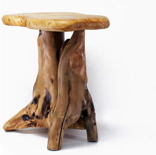 wood outdoor side table
