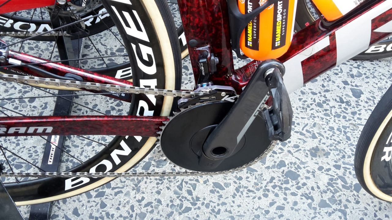 Mads Pedersen is using the 1x groupset