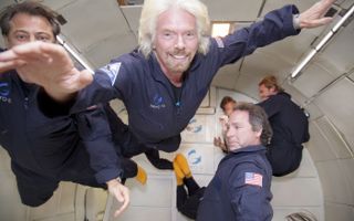 Sir Richard Branson's Microgravity Training Flight (2)