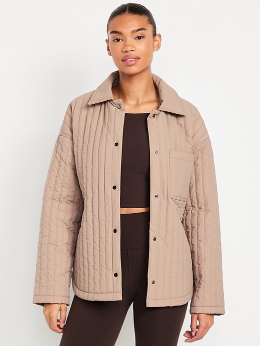 Lightweight Water-Resistant Quilted Jacket