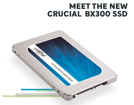 Crucial BX300 CT480BX300SSD1 480 GB Internal SSD 3D NAND, SATA, 2.5 Inch