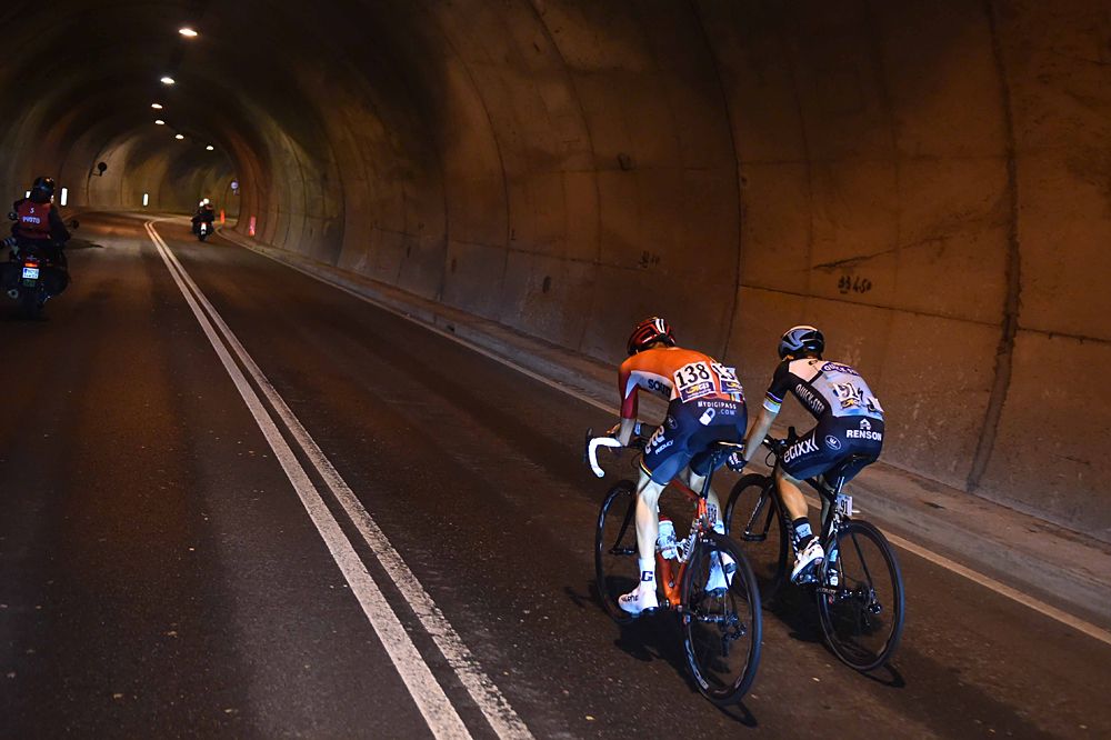 Michal Kwiatkowski (Etixx-QuickStep) and Tim Wellens (Lotto Soudal)