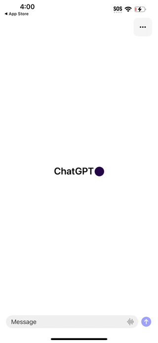 ChatGPT on iOS