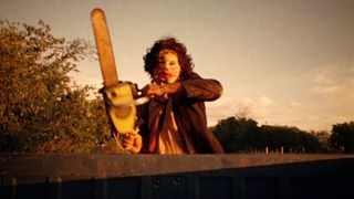 Gunner Hansen as Leatherface in The Texas Chainsaw Massacre