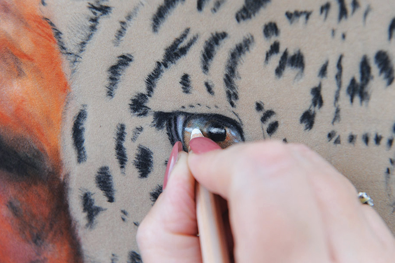 Shading makes the eye feel as if it is sunken into the face