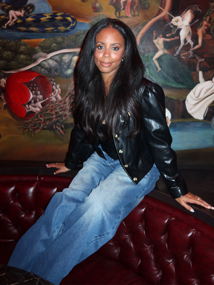 sierra mayhew wearing bellami extensions