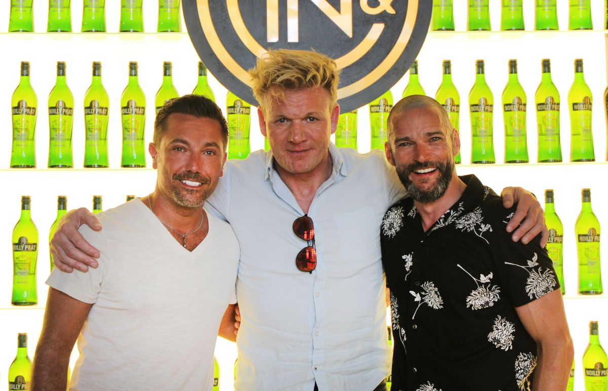 Gino D’Acampo with Gordon and Fred for episode 2