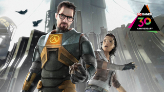 Gordon Freeman and Alyx Vance in Half-Life 2.