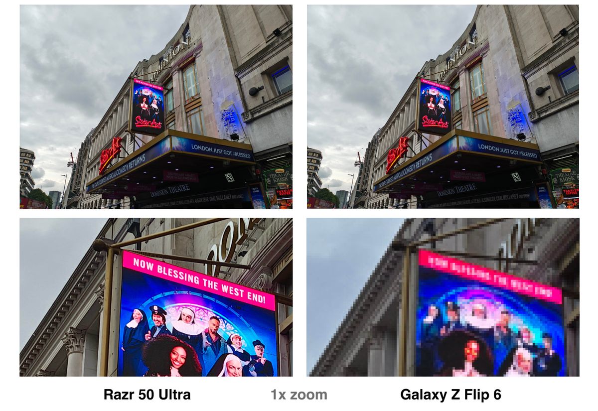 Photos taken on the Motorola Razr 50 Ultra and Samsung Galaxy Z Flip 6