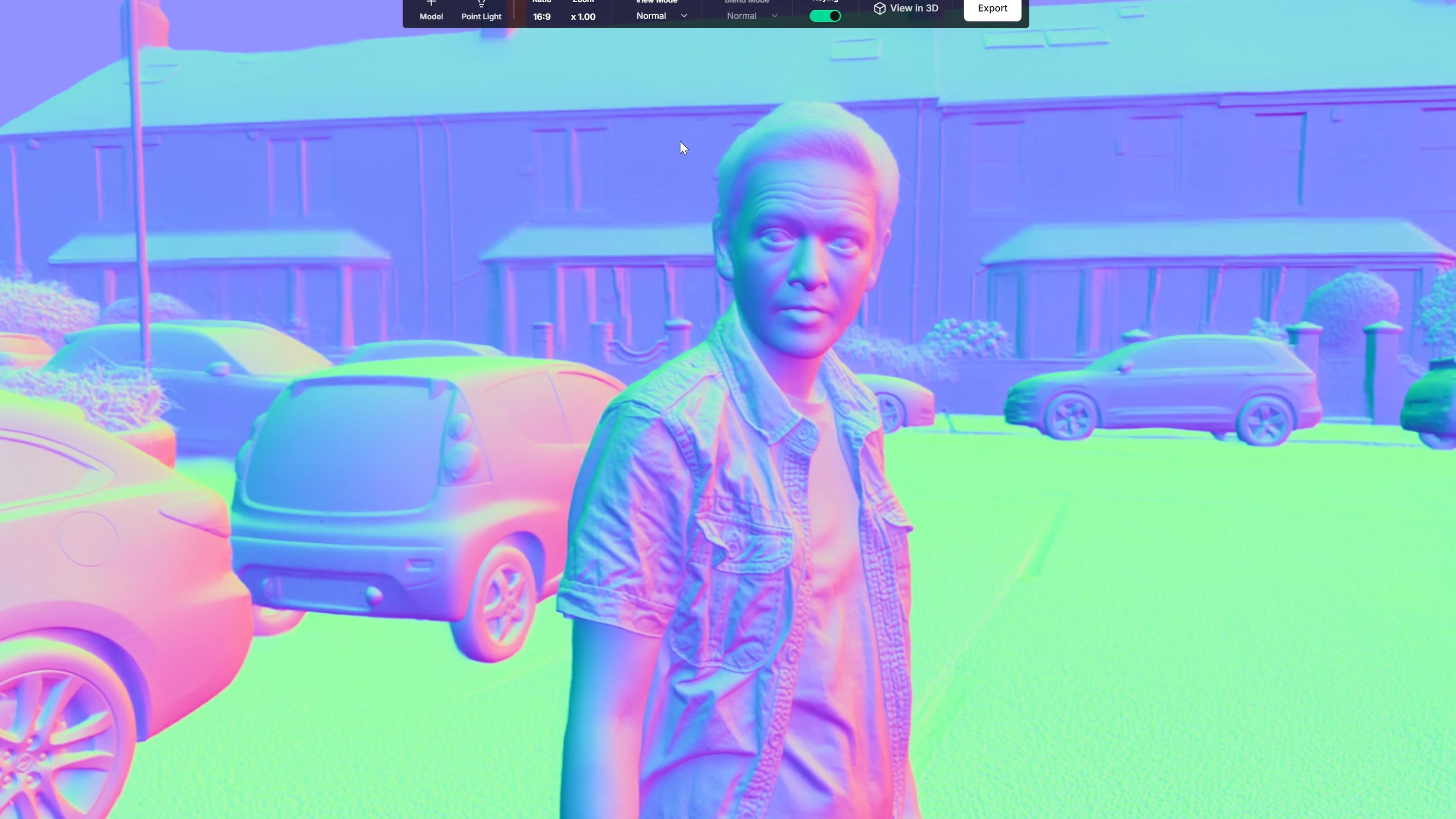 Behind the scenes on a home made horror film