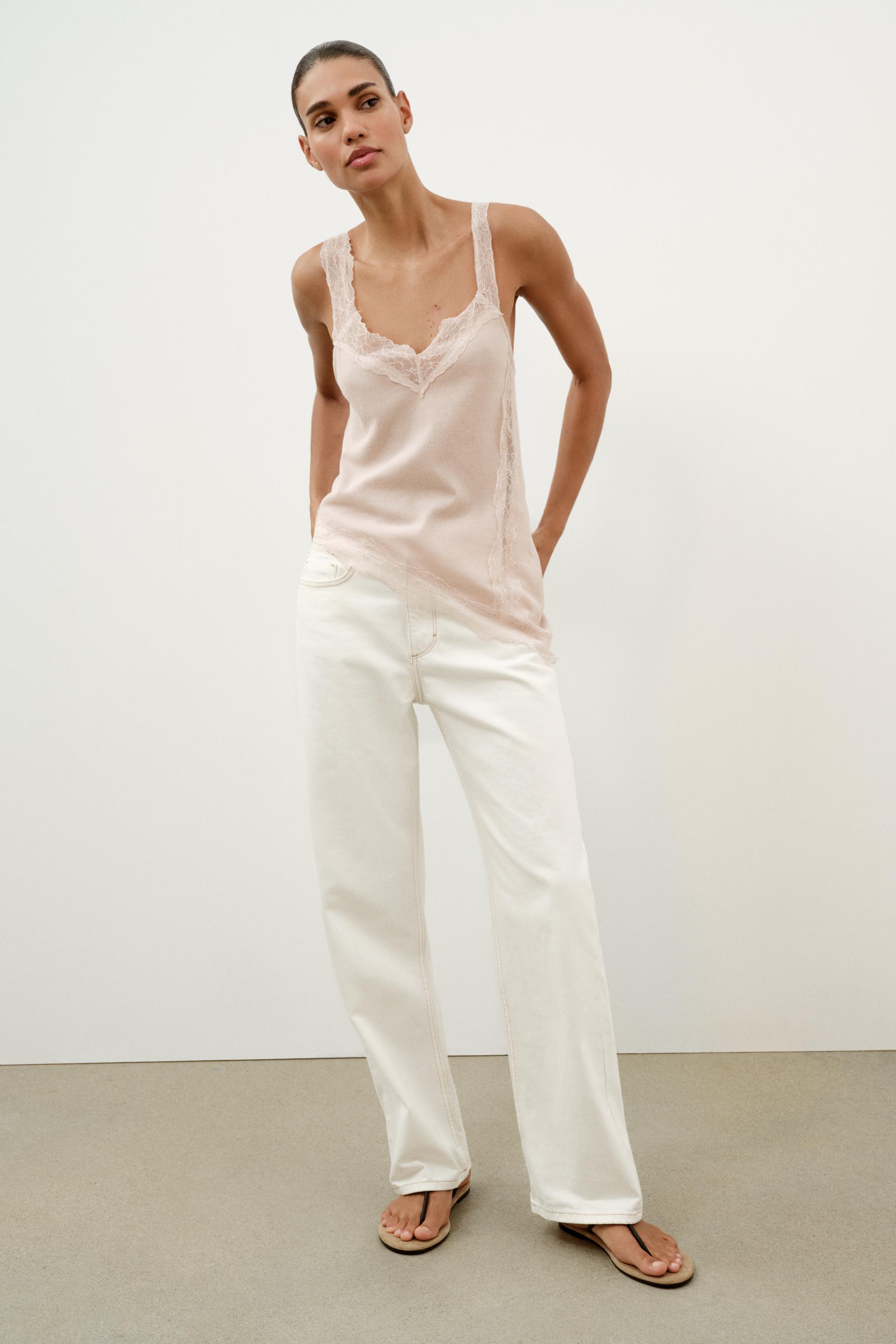 Asymmetric Rustic Lace Top