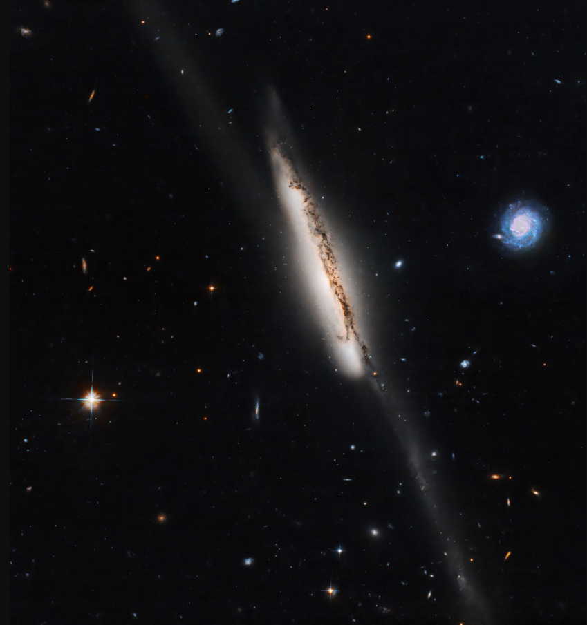 El telescopio Hubble observa un “puente de estrellas” que conecta dos galaxias (imagen)