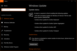 Some of the updates that came through on 'Patch Tuesday'.