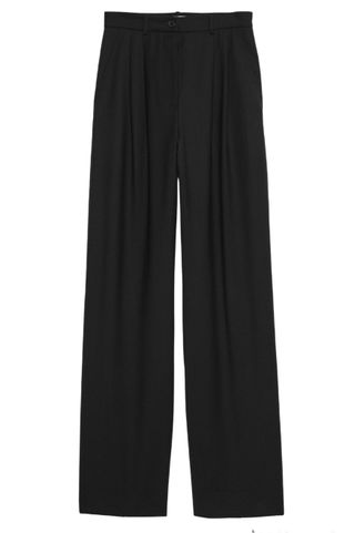 Banana Republic Soho High-Rise Wide-Leg Italian Wool Pant