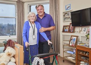 TV tonight St Cecilia’s resident Phyllis with Ed Balls